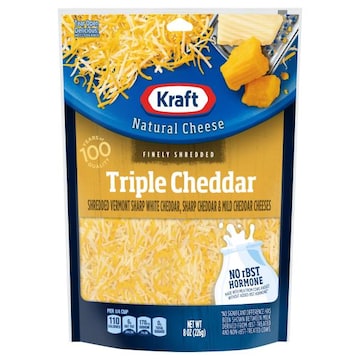 Kraft Triple Cheddar Finely Shredded Cheese