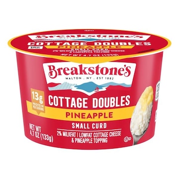 Breakstone's Cottage Cheese, Lowfat, Pineapple, 2% Milkfat, Small Curd