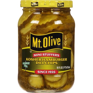 Mt. Olive Kosher Dill Hamburger Chips Mini Stuffers