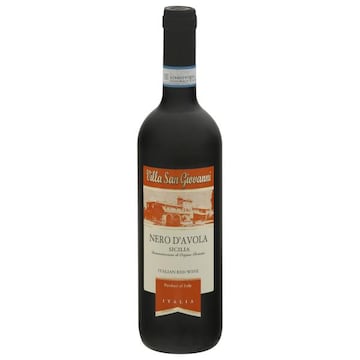Villa San Giovanni Red Wine, Sicilia, Nero D'Avola