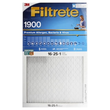 3M Air Cleaning Filter, High Perfromance, MPR 1900, Premium Allergen, Bacteria & Virus