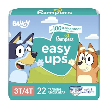 Pampers Easy Ups Training Underwear Boys Size 4 3T4T