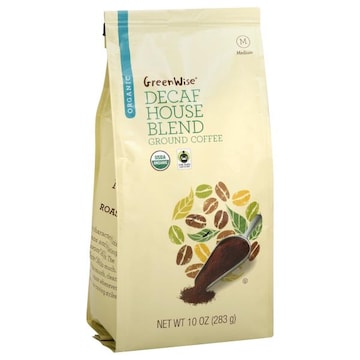 GreenWise Coffee, Organic, Ground, Medium, House Blend, Decaf