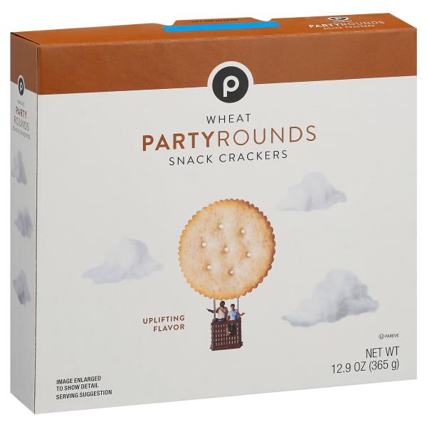 Publix Snack Crackers, Wheat, Party Rounds Publix Super Markets