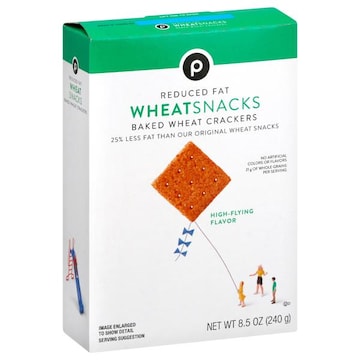 Publix Wheat Snacks, Reduced Fat