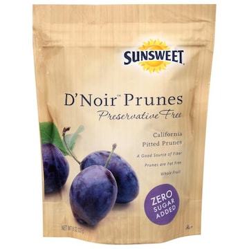 Sunsweet Zero Sugar Added D'Noir Prunes