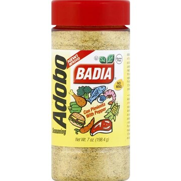 Badia Adobo Seasoning, Con Pimienta with Pepper