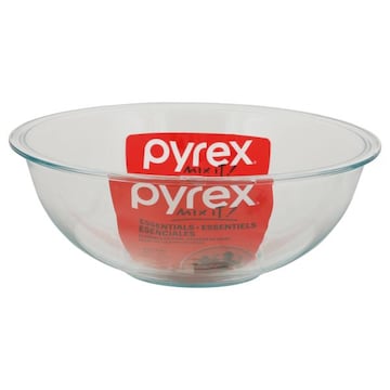Pyrex Mixing Bowl, Glass, 4 Quart
