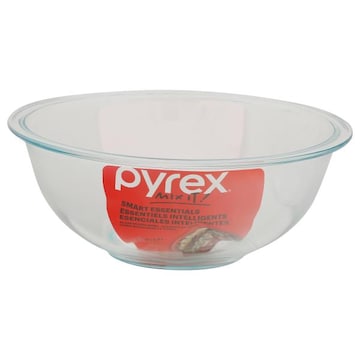 Pyrex Smart Essentials Mixing Bowl, Glass, 2.5 Qt/2.4 L