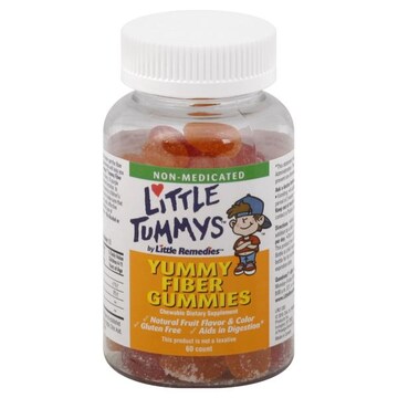 Little Tummys Fruity Fiber Gummies, Non-Medicated