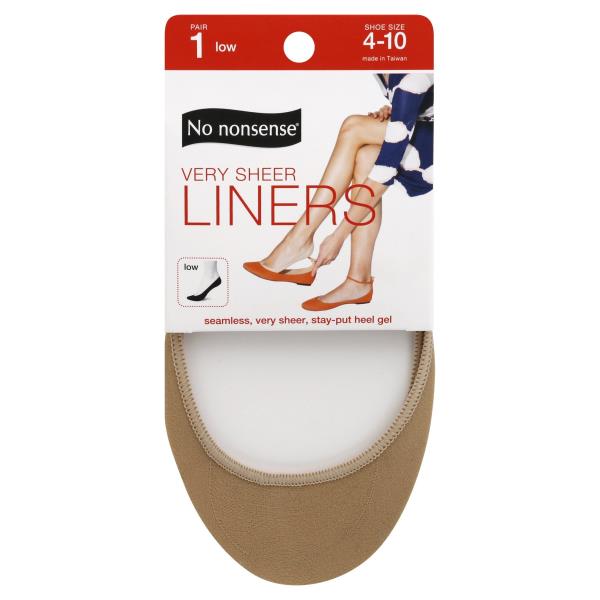 No Nonsense Liners, Very Sheer, Nude, Low, 4-10 | Publix Super Markets