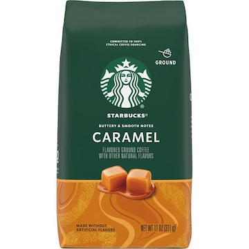 Starbucks Coffee, Ground, Caramel Flavored