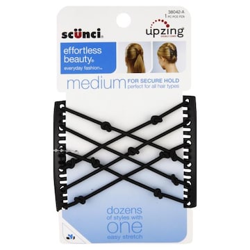 Scunci Fashion Comb, Medium Beaded Upzing
