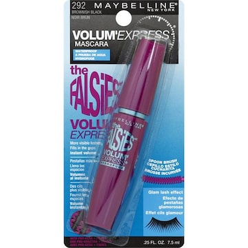 Maybelline Volum'Express Mascara, Waterproof, Brownish Black 292