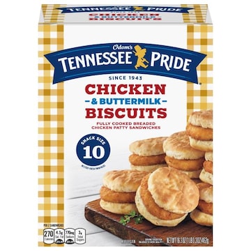 Odom's Tennessee Pride Biscuits, Chicken & Buttermilk, Snack Size