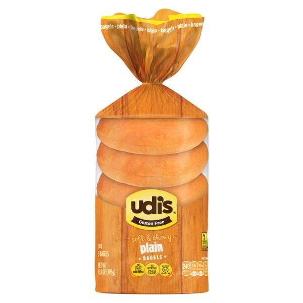 Udi's Bagels, Gluten Free, Plain, Soft & Chewy | Publix Super Markets