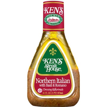 Ken's Steak House Dressing & Marinade, Northern Italian with Basil & Romano