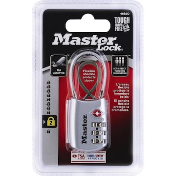 Master Lock Padlock, Luggage Lock, 4688D