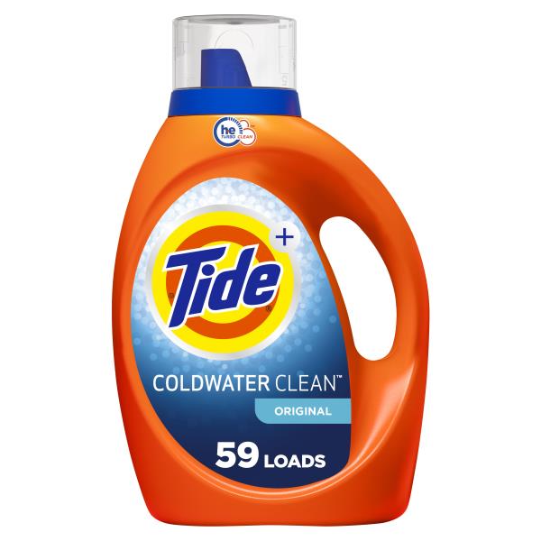 Tide Coldwater Clean Fresh HE Turbo Clean Liquid Laundry Detergent, 84 fl oz, 59 loads Publix