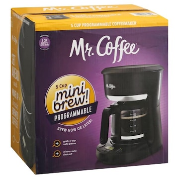 Mr. Coffee Mini Brew, Programmable, 5 Cup