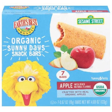 Earth's Best Organic Organic Snack Bars, Apple, Sunny Days