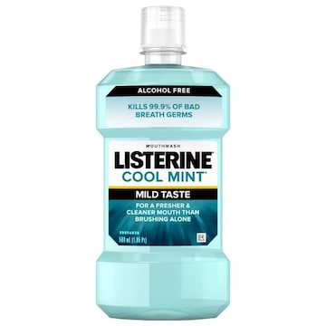 Listerine Mouthwash, Zero Alcohol, Cool Mint