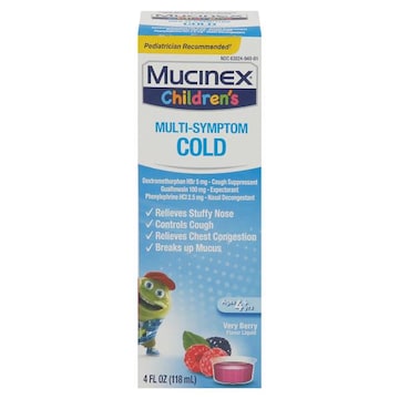 MUCINEX® Children's Multi-Symptom Cold, Very Berry, Liquid