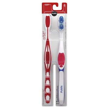 Publix Toothbrushes, Orbit, Full, Soft
