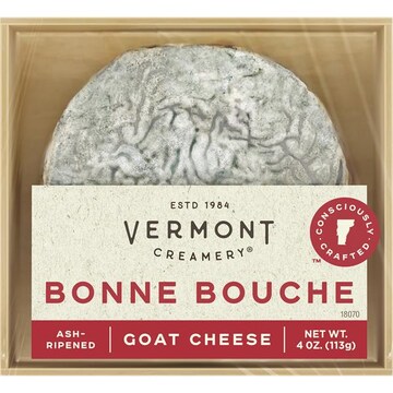 Vermont Creamery Goat Cheese, Bonne Bouche, Ash-Ripened