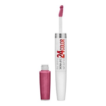 Maybelline Super Stay 24® 2-Step Liquid Lipstick Makeup Wear On Wildberry