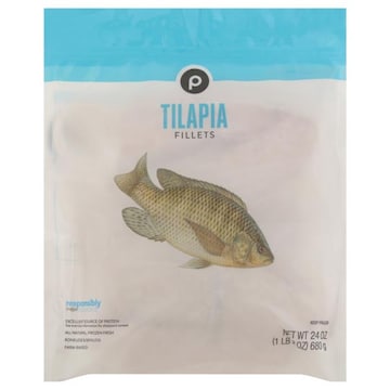 Publix Tilapia Fillets, Responsibly Sourced, Farmed, Frozen