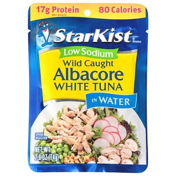 Starkist E.V.O.O. Low Sodium Wild Caught Albacore White Tuna in Water