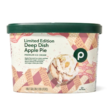 Publix Premium Ice Cream, Deep Dish Apple Pie