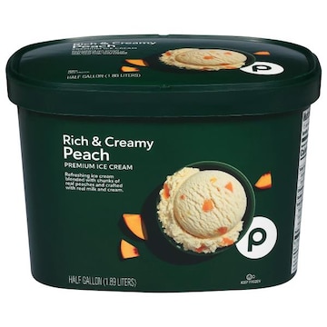 Publix Ice Cream, Classic, Peach