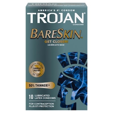 Trojan BareSkin Latex Condoms, Lubricated