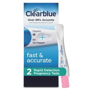 Clearblue RAPID DETECTION Pregnancy Test, 2 Tests