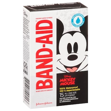 Band-Aid Band-Aid Brand Bandages for Kids, Disney Mickey, Assorted Sizes, 15 ct