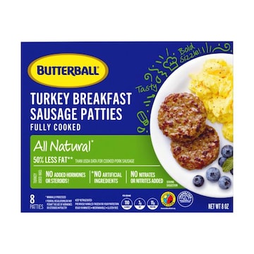Butterball All Natural Turkey Breakfast Sausage Patties