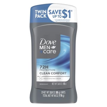 Dove+Care Deodorant Stick For Men Clean Comfort