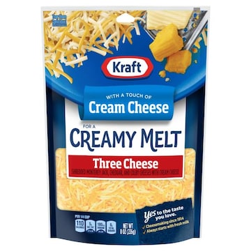 Kraft Three Cheese Shredded Cheese