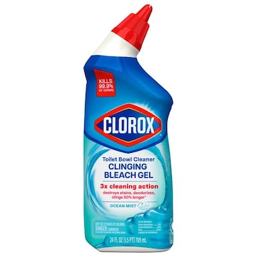 Clorox Clinging Bleach Gel Ocean Mist Toilet Bowl Cleaner