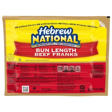 Hebrew National Bun Length Beef Franks