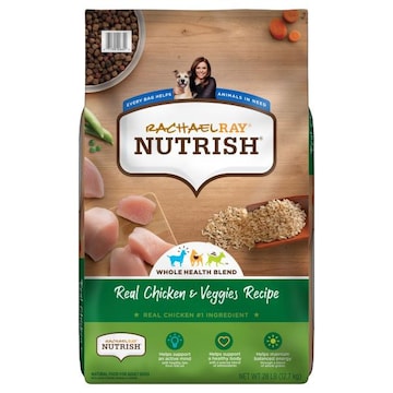 Rachael Ray Nutrish Dog Food, Real Chicken & Veggies Recipe, Adult