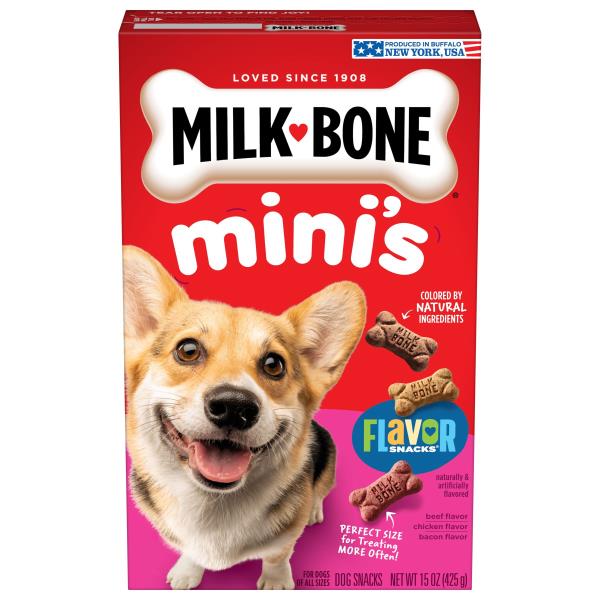 MilkBone Flavor Snacks Dog Treat, Beef, Chicken, Bacon Publix Super