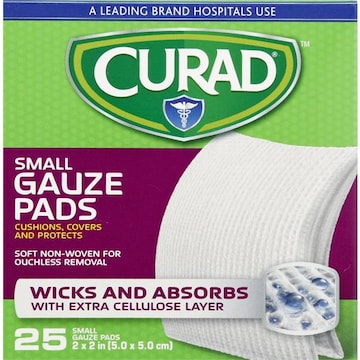CURAD Gauze Pads, Small