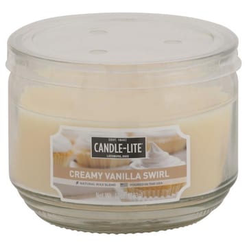 Candle-Lite Candle, Creamy Vanilla Swirl