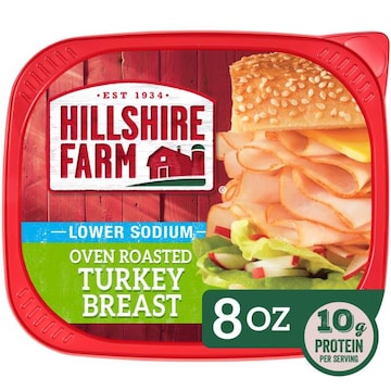 Hillshire Farm Ultra Thin Sliced Lower Sodium Oven Roasted Turkey Breast Sandwich Meat