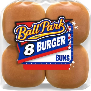 Ball Park White Burger Buns, 8 count, 15 oz