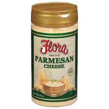 Flora Cheese, Grated, Parmesan