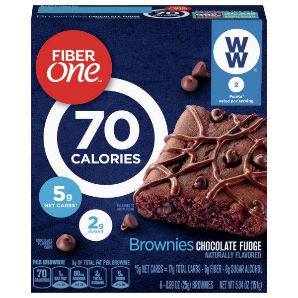 Fiber One Brownies, Chocolate Fudge Publix Super Markets